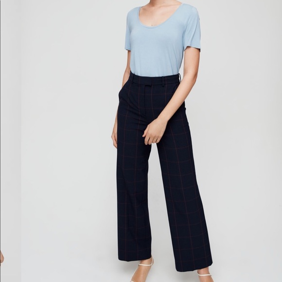 ✨ SOLD ✨ Aritzia Babaton Blue Sami t-shirt XXS - Picture 3 of 7